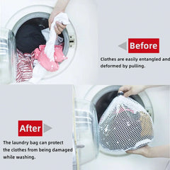 1PC Mesh Laundry Wash Bag – Machine Washable with Drawstring, Reusable & Travel-Friendly for Blouses, Stockings & Underwear