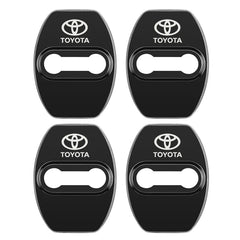 4PCS Car Door Lock Cover Case For Toyota chr Corolla Camry rav4 Yaris hilux prius avensis auris Prado verso fortuner Accessories