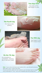 Feet Exfoliating Foot Masks Pedicure Socks Exfoliation Scrub for Feet Mask Pedicure Stone Foot Peeling Mask For Foot Spa