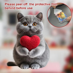 2D Acrylic Car Pendant Cute Cat Acrylic Animal Pendant for Rearview Vehicle Interior Decoration Automotive Trim Road Trip Fun