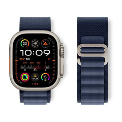 Alpine loop Strap for Apple watch Ultra Band 49mm 45mm 46mm 44mm 41mm 42mm 40mm Nylon bracelet correa series 10 9 8 7 SE 6 5 4 3