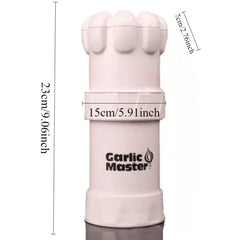 أداة مطبخ متعددة الوظائف من Garlic Master، عجلة تقطيع الثوم، أسطوانة مفرمة الثوم، مطحنة الثوم اليدوية من Kitchen Aid