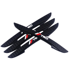 4Pcs Car Door Edge Anti-collision Strips Bumper Trim Sticker Accessories For Toyota Rav4 Corolla Chr Yaris Camry Cross Auris TRD
