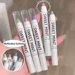 White Eyeliner Multicolour Shiny Glitter Eyeshadow Pencils Eye Tip Brightening Waterproof High-gloss Silkworm Pen Eye Makeup