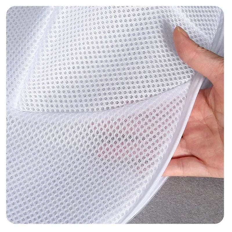 Washing Machine Hat Wash Protector Cap Cleaner Laundry Bag Small Clothes Wash Bag Anti-Deformation Mesh Organizer Zip Bags