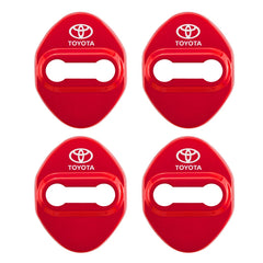 4PCS Car Door Lock Cover Case For Toyota chr Corolla Camry rav4 Yaris hilux prius avensis auris Prado verso fortuner Accessories