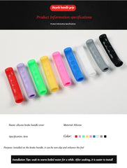 Bicycle Brake Handle Cover Sleeve, Silicone MTB Grips, Handlebar Protect Cover, Anti-slip Cycling Gear, Bike Accessories