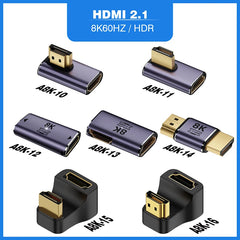 محول كابل HDMI 2.1 من UGOURD، محول من mini micro hdmi إلى HDMI 2.1 بسرعة 48 جيجابت في الثانية، 8K60HZ، 4K120HZ، لأجهزة العرض عالية الدقة، PS4، PS5، الكمبيوتر المحمول، الكمبيوتر الشخصي
