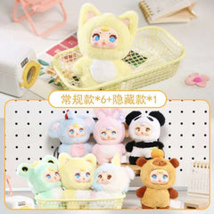 2025 New Cute Milk Candy Keychain Mysterious Blind Box Car Key Decoration Backpack Pendant Doll Small Gift Wholesale