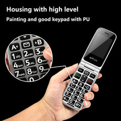 Artfone F20 Big Button Senior Flip Mobile Phone For Elderly Unlocked Celulares Single Sim Wireless FM Bluetooth