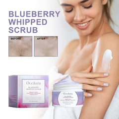 Blueberry Body Scrub -Exfoliate Skin, Brighten Complexion,Reduce Dark Spots,Soothe Skin,Promote Metabolism,Even Skin Tone, 100g