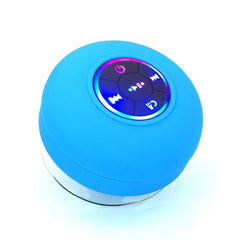 VIKEFON Portable Bluetooth Audio Ipx4 Waterproof Led Lights Bathroom Outdoor Large Suction Cup Can Be Adsorbed Wall Speaker