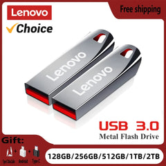 Lenovo 2TB USB Flash Drive 2 In 1 Lightning Pen Drive 1TB U Disk For Iphone Android OTG Pendrive usb Memory Stick For Ps4 Laptop