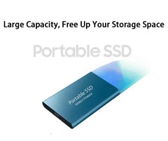 XIKCU Portable Hard Drive 16TB Solid Disk High Speed External Hard Disk USB 3.1 Type-C Solid State Drive for PC/Phone/Loptop