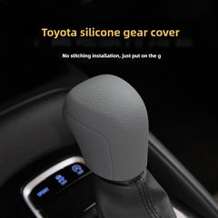 Car Silicone Automatic Gear Shift Knob Cover Antislip Shifter Knob Univeral Fit Shifter Handle For Toyota C-HR For Camry Corolla