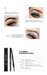 Double-Ended 5 Colors Eyebrow Pencil Natural Non-fading Waterproof Long-Lasting Filling And Outlining Eyebrow