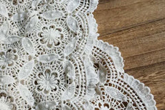 Women Shrugs Lace Hollow Out Female Summer Casual All-match Shawls Simple Scarf-collar Sleeveless Knitted Tops Korean Style Chic
