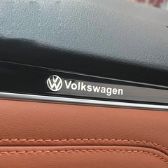 3D Metal Emblem Sticker Car Interior Decoration Decals Accessories For Volkswagen VW GTI Rline R Golf Polo Passat Magotan Tiguan