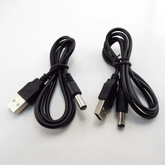 0.8m USB 2.0 Type A Male To DC Plug Power Connector For Small Electronics Devices Usb Extension Cable 5.5*2.1mm 5.5*2.5mm Jack