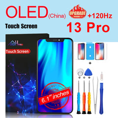PINZHENG High Quality Screen INCELL LCD OLED For iPhone 14 Pro 15 Plus 13 Pro Max Display For iPhone Replacement With Tools