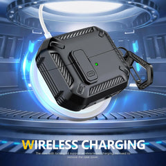 غطاء قفل أمان لهاتف Samsung Galaxy Buds 3 Pro Buds3 Buzz 3 Pro Case مقاوم للصدمات لهاتف Samsung Buds 3 Pro Sleeve مع خطاف