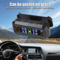 Tire Pressure Monitoring System Temperature Warning New C External Battery Version Sensors Solar TPMS Car Tyre Pressure Monitor