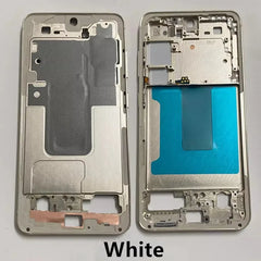 S23 لهاتف Samsung Galaxy S23 S911 إطار وسطي لوحة غطاء شاشة LCD إطار استبدال أجزاء الإصلاح + أزرار جانبية