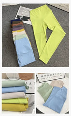 Hot Sale Fitness Female Leggings Running Pants Naked feeling Leggings High Waist Push Up Sport Women Fitness Running Yoga Pants