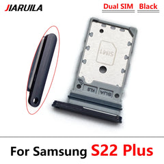 SIM Card Tray Slot Holder Adapter Accessories For Samsung S22 / S22 Plus / S22 Ultra
