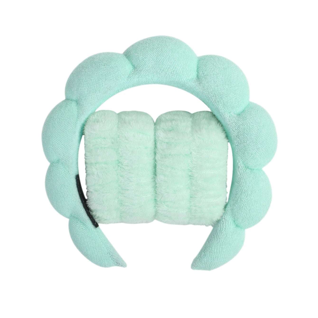 3 件套时尚 Microfiber Washing Wristbands Scrunchies Puffy Headband Spa Bubble Headband for Washing Face Makeup Shower Skincare