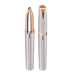 1pc Electric Eyebrow Trimming Tool For Beginners Automatic Electric Eyebrow Trimmer Nose Hair Shaving Brush Scraper Battery Ver
