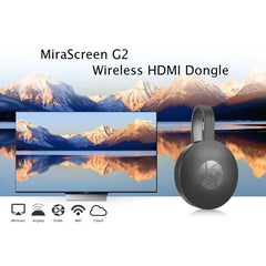 جهاز VIKEFON G2 بشاشة عرض MiraScreen بدقة 1080 بكسل، متوافق مع HDMI وواي فاي، دونجل Miracast محمول، متوافق مع شاشة التلفزيون المرآة