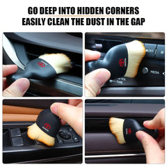 Car Interior Cleaning Soft Brush Tool Dust Remover Auto Accessories For Toyota Rav4 Chr Corolla Camry Aqua Cross Mirai Auris TRD
