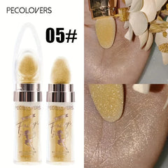 Glitter Shimmer Contour Shading Illuminator for Women Face Body Makeup Highlighter Powder White Moonlight
