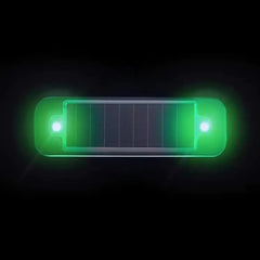 مصباح تحذير صغير LED يعمل بالطاقة الشمسية للسيارة، إنذار ليلي لاسلكي مضاد للسرقة، مصباح تحذير وامض وهمي