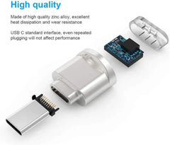قارئ بطاقات الهاتف المحمول TF من النوع C من سبائك الزنك USB 3.1 من النوع C من Xiaomi Huawei Samsung Laptop قارئ بطاقات OTG متعدد الوظائف