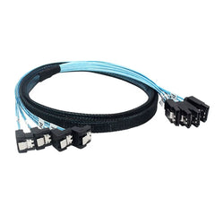 0.5m 1m SATA 3.0 Cable SATA Cable 90-Degree Right-Angle SATA-Data Cable SAS/SATA-12Gbps Cable for Nas Server-Raid SDD HDD CD DV