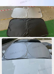 BLALION Car Windshield Sun Shade Blocks UV Ray Reflector Auto Window Sun Shade Visor Shield Cover Protector Foldable Parasol