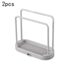Kitchen Rag Drain Stand Kitchen Accessories Sink Drainage Shelf Sink Drain Storage Basket for Sponge Rag Wire Ball 1/2/3PCS