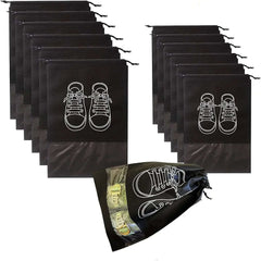 5/10PCS Shoes Storage Organizer Bags Non-Woven Shoe Dust Bags Portable Travel Shoe Bag Shoes Storage Packing Pouch Organizers