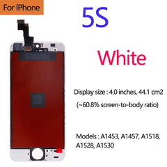 AAA+++ Quality For iPhone 5 5s 5c 6 7 LCD Display Touch Screen For 6s 7 8 Plus SE 100% Brand New LCD Digitizer tempered+Gifts