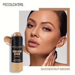 1PC 3-in-1 Highlighter Concealer Bronzer 3D Contour Boost Makeup Stick, for Natural 3D Face Makeup
