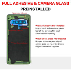 Compatible for Samsung Galaxy S10 Back Glass Cover Replacement 6.1-Inches SM-G973 All Carriers with Installation Manual + Repair