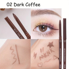 5 Colors Eyeliner Pencil Waterproof Long-lasting Blue Black Brown Easy Wearing Eyeliner Pen