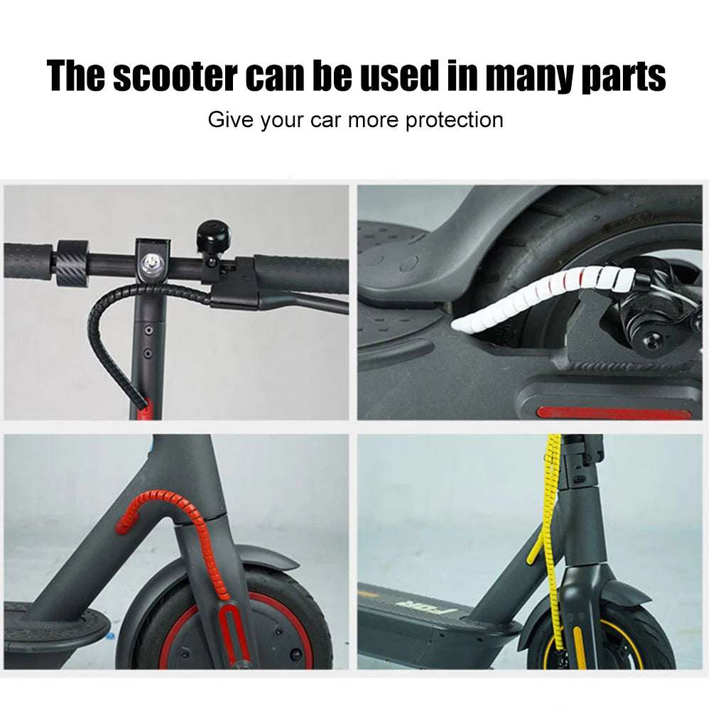 1.3m for Xiaomi M365/PRO Electric Scooters Line Organizer Pipe Protection Wrap Winding Cable Wire Protector Cover Tube Tool