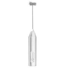 UPGRADED Electric Coffee Frother/MILK Whisk+Egg Beater MINI Food Blender USB Rechargeable Handheld Three Speeds Espresso Tools