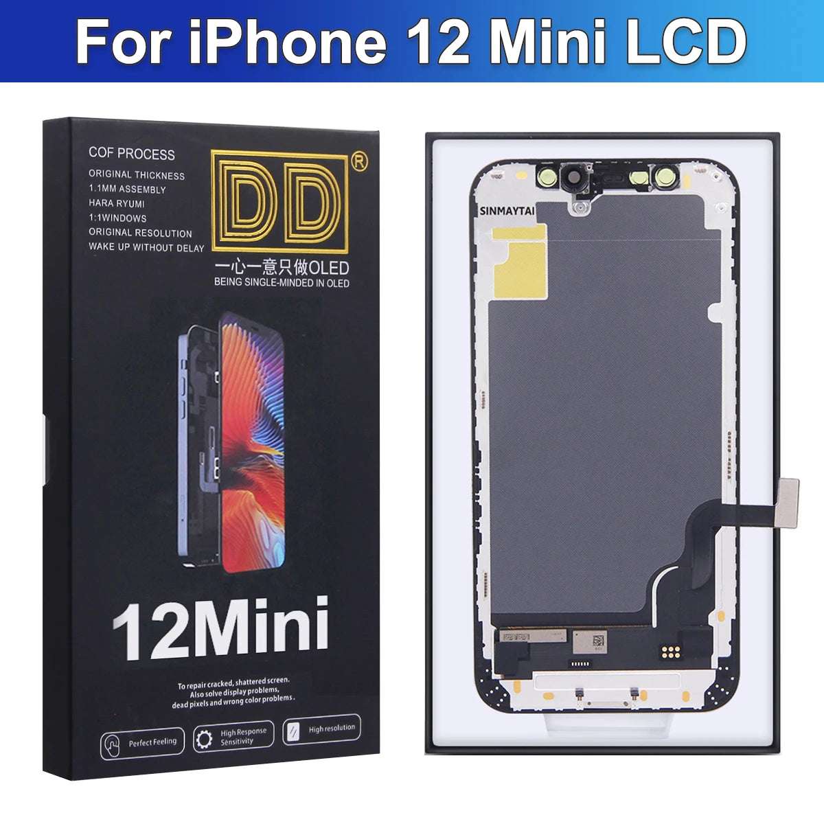 DD OLED Screen LCD For iPhone 12 13 14 15 16 16e Pro Max Plus Mini LCD Display Touch Screen Digitizer Assembly Replacement
