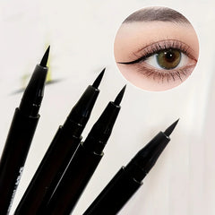 Black eyeliner with thin tip, non-smudged liquid eyeliner, long-lasting makeup and color that does not fade easily for beginners