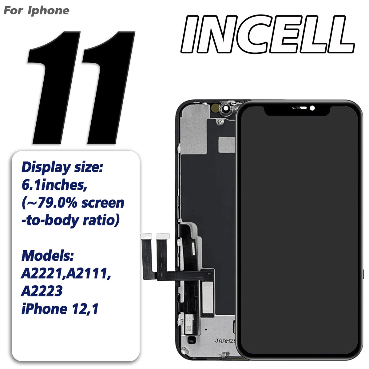 Incell لشاشة LCD لهاتف iPhone 11 Pro MAX، مجموعة محول رقمي لشاشة اللمس، قطع غيار لشاشة LCD لهاتف iPhone 11 11pro