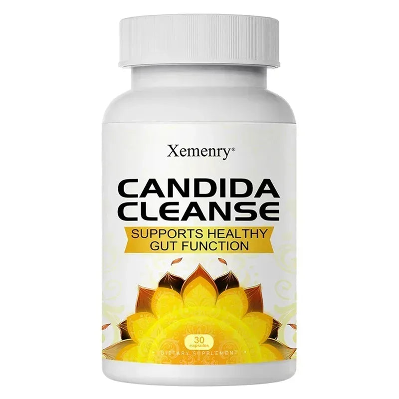 Candida Cleanse - Support Intestinal Detox & Cleansing, Balances Intestinal Flora, Metabolism, Supports Gut, Digestive Health - Mumzar